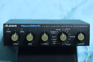 ALESIS NanoVerb 18 BIT DIGITAL EFFECTS PROCESSOR 動作確認済み