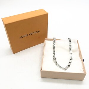 ◎N188 Louis Vuitton ルイ・ヴィトン ネックレス タイドアップ コリエモノグラム チョーカー シルバー M00919(ma)