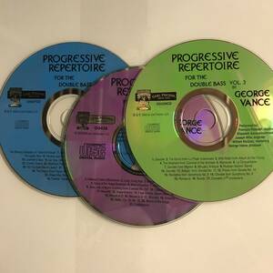 【CD】3枚セット / Progressive Repertoire for Double Bass - Vol.1+2+3【ディスクのみ】@SO-22