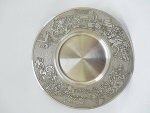 SELANGOR PEWTER 飾り皿 直径約20cm 中古品