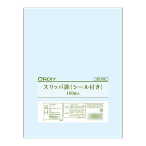 オルディ スリッパ袋(シール付き) 透明100P×30冊 Q00200001