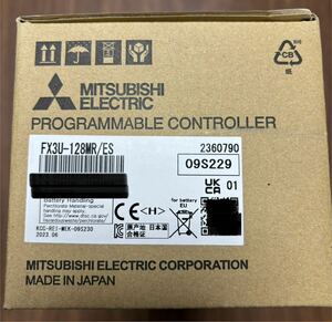 新品■ 三菱電機 シーケンサ基本ユニット FX3U-128MR/ES（FX3U-FLROM-16)