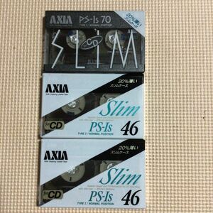 AXIA PS-Is SLIM 70x1.46x2 ノーマルポジション　カセットテープ【未開封新品】■■