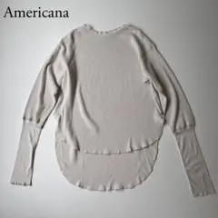 Americana アメリカーナ　トップス　カットソー　ショルダーボタン