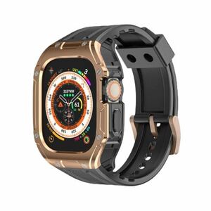 Apple Watch アップルウォッチ バンド 金 ゴールド サイズ49MM