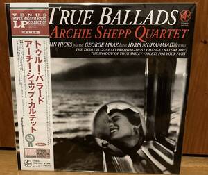 オリジナル盤 帯 ライナー archie shepp quartet true ballads トゥルーバラード アーチーシェップカルテット TKJV-19031