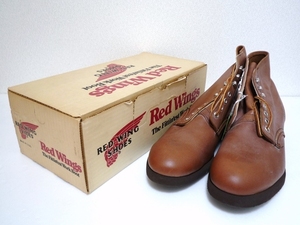 80’s ビンテージ RED WING レッドウイング USA製 2126-1 デッドストック 廃盤 ブーツ 靴 箱付 茶色 10 D レア 入手困難