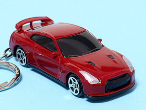 ★☆日産 R35 スカイラインGT-R☆レッド☆ミニカー☆キーホルダー・アクセサリー☆★