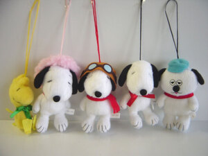 ♯Hxj14LTスヌーピーマスコットコレクション全5種KOROKOROSNOOPY♂システムサービス♀300円〓010733_c