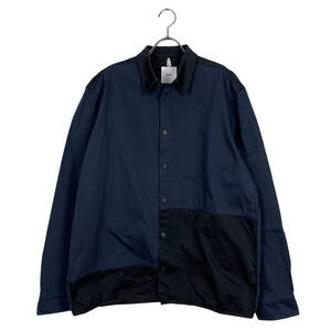 OAMC(オーエーエムシー) Cascade Panel Shirt (navy)