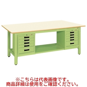 KK-69PSVE52IG 【サカエ】【固定式】軽量作業台KKタイプ幅1800×奥行750×高さ740mm/業務用/新品/送料無料