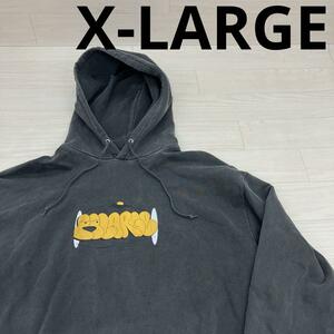 X-LARGE エクストララージ GRAFFITI PIGMENT PULLOVER HOODED SWEAT パーカー W21894