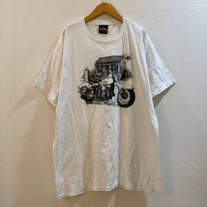 HARLEY DAVIDSON/ハーレーダビッドソン 半袖Tシャツ ホワイト 白 メンズ XL