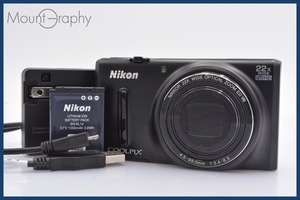 ★極上美品★ ニコン Nikon COOLPIX S9600 22x バッテリー、ACアダプター、USBケーブル付属 ★完動品★ 同梱可 #yk244