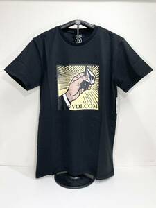 VOLCOM ボルコム AF542101BLK メンズ Sサイズ 半袖Tシャツ プリントティー PrintTee T-Shirts ブラック色 ヴォルコム 新品 即決 送料無料