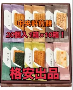 中央軒 煎餅 いねの音色 20入 10箱セット せんべい