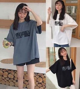 全3色 半袖Ｔシャツ 切り替え 体型カバー 着痩せ 【大きいサイズあり】 カジュアル 2XL ホワイト