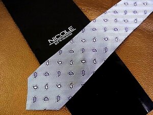 ★良品★3R03484【NICOLE】ニコル「ペイズリー 柄」ネクタイ