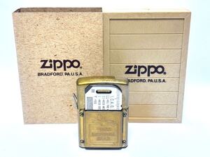 (44) ZIPPO ジッポ ジッポー オイルライター SURVIVAL GEAR サバイバル ギア サバイバルツール付き ゴールド系 喫煙具