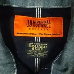 UNIVERSAL OVERALL  カバーオール DOUBLE NAME