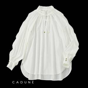 美品★CADUNEカデュネ★36size/9号★ブラウスG026