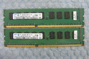 tp11 240pin DDR3 1333 PC3-10600E ECC 2GB SAMSUNG 2枚 合計4GB