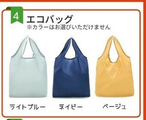 ★1円スタート★エコバック★1個★色は選べません★約30センチ×38センチ×5センチ