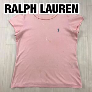 RALPH LAUREN ラルフローレン 半袖Tシャツ レディースサイズ M ピンク