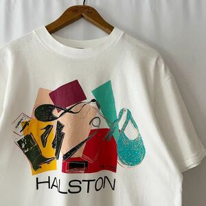 90s HALSTON Andy Warhol ポップアート Tシャツ USA製 ビンテージ 90年代 ハルストン アンディウォーホル オリジナル ヴィンテージ