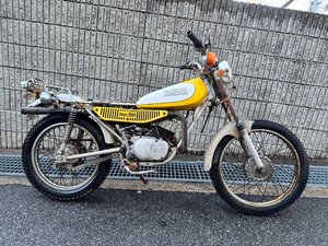 YAMAHA ヤマハ TY50 YELLOW 現状出品 走行7,418km レストアベース車 書類付き ￥1～ 1円