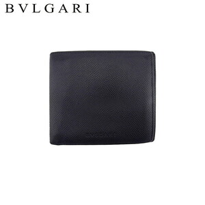 ブルガリ 二つ折り 財布 ウォレット ABEAEL BVLGARI 中古