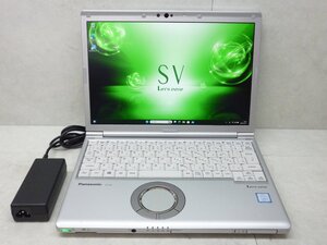 ☆1円☆第8世代☆CF-SV7HD4VS☆Core i5 1.60GHz/8GB/SSD256GB/累積8920/高解像度/Sマルチ/無線/Bluetooth/カメラ/Office/Win11 DtoD領域☆