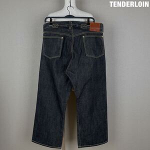 TENDERLOIN T-RIDERS E ブラック デニムパンツ テンダーロイン ビンテージ vintage セルビッチ シンチバック Vステッチ