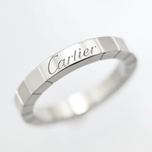 カルティエ CARTIER PT950 プラチナ ラニエール リング 49号 レディース 3501