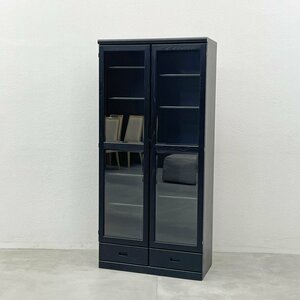 〓 シンプルモダン Simple modern ガラスキャビネット ブックシェルフ 本棚 Book shelf