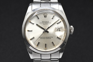 難あり ROLEX OYSTER PERPETUAL DATE Ref:1500 ロレックス オイスター パーペチュアル デイト 1967年製 自動巻き 腕時計 ■29994