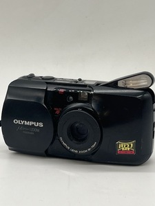 S5872■【通電OK!!】 OLYMPUS μ ZOOM PANORAMA MULTI AF オリンパス mju ミュー パノラマ コンパクト フィルムカメラ ブラック 黒 ■