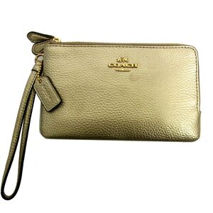 ■COACH F23260 ポーチリストレット ミニ財布 小物入れ レディース コーチ 1円スタート