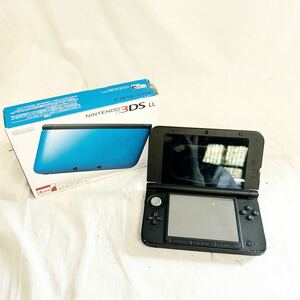 SKAY-452 ▲ ジャンク品！！ 本体のみ！！ Nintendo 任天堂 ニンテンドー3DSLL ニンテンドー3DS ブルー 3DS ゲー厶機 