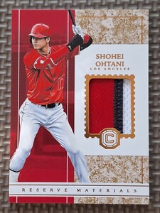 2018 Panini Chronicles Cornerstones #RM-SO SHOHEI OHTANI RC 22/25 Granite Reserve Materials Los Angeles Angels