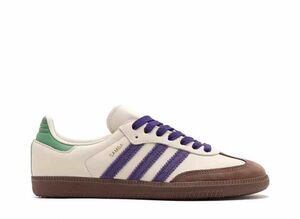 adidas Originals WMNS Samba OG "Off White/Collegiate Purple/Preloved Green" 23.5cm ID8349