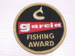 オールド　ガルシア　フィッシングアワード　ワッペン　garcia FISHING AWARD