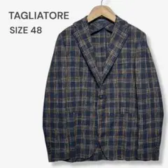 【美品】TAGLIATORE モンテカルロ 3Bテーラードジャケット サイズ50