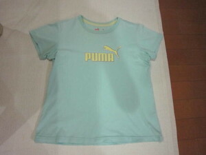 送料270円　PUMA　プーマ　スポーツ用Ｔシャツ　女性用Mサイズ　ペパーミントグリーン　109・270