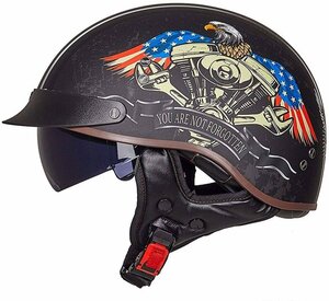 LRM3186★オートバイヘルメット バイクハーフヘルメット 半帽型ヘルメット レトロヘルメット 耐衝撃性 男女兼用 多色可選11