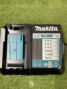 【中古品】★makita(マキタ) 14.4v-18v急速充電器 [スマホ等充電用USBポート付] DC18RF　ITZ9G15I03EP