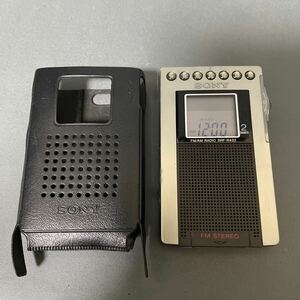 【動作品】SONY ソニー SRF-R433 AM/FM ポケットラジオ