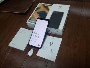 Google Pixel 4 5.7 64GB Just Black モデル:G020N 9917 スマートフォン スマホ グーグル ピクセル teampixel 動作品 共箱 取説 ガイド　