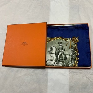 HERMES エルメス シルクスカーフ カレ90 NAPOLEON ナポレオン