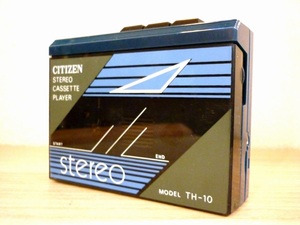 【激レア!】CITIZEN Stereo Cassette Player TH-10 【シチズン】